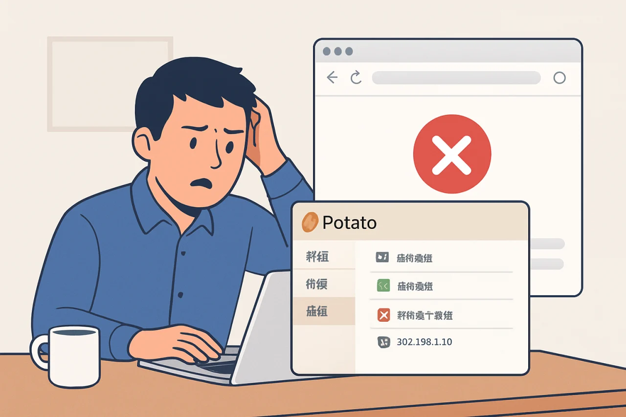 Potato 网络分流实战：从需求判断到疑难排查的完整工作流
