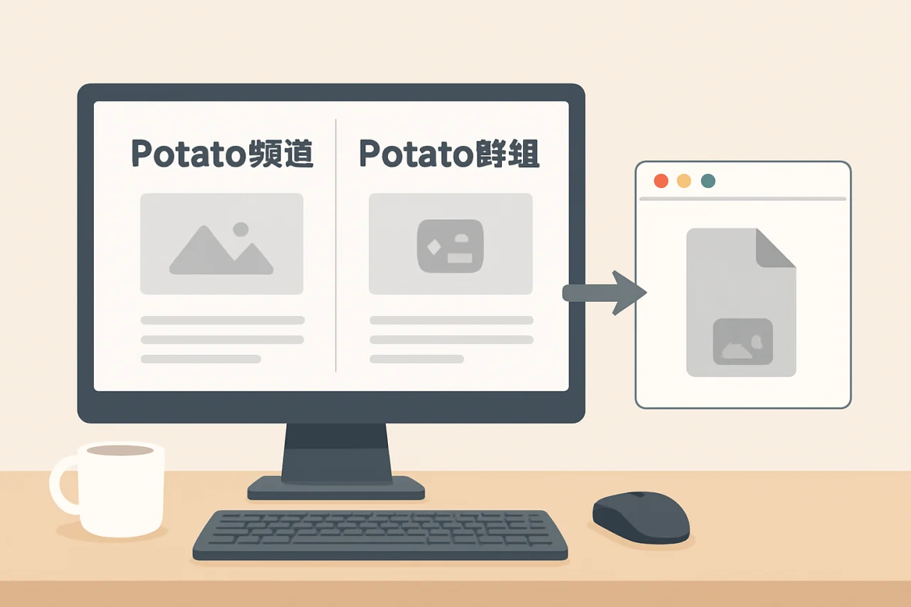 别再搞混了！Potato频道和群组的区别：从功能定位到运营策略的完整拆解