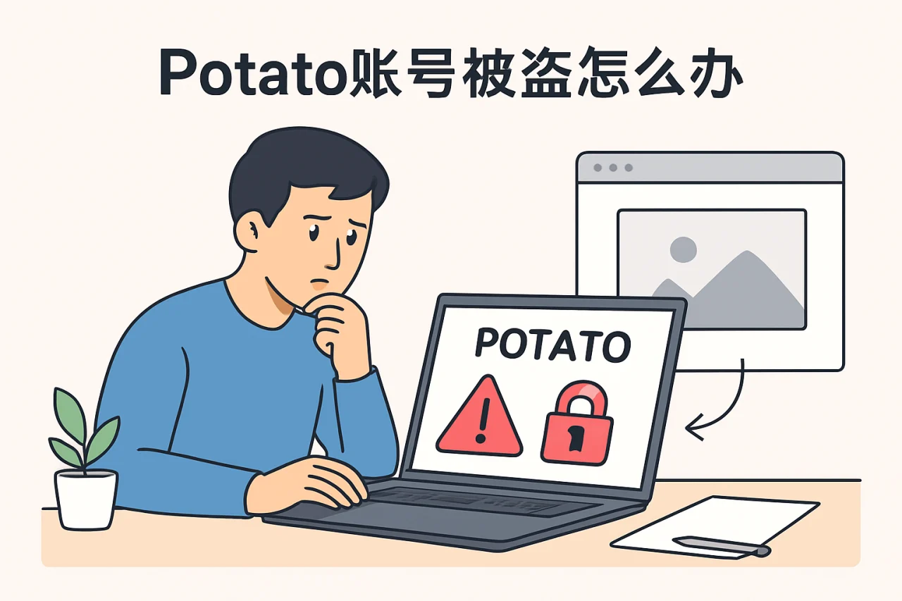 Potato账号被盗怎么办