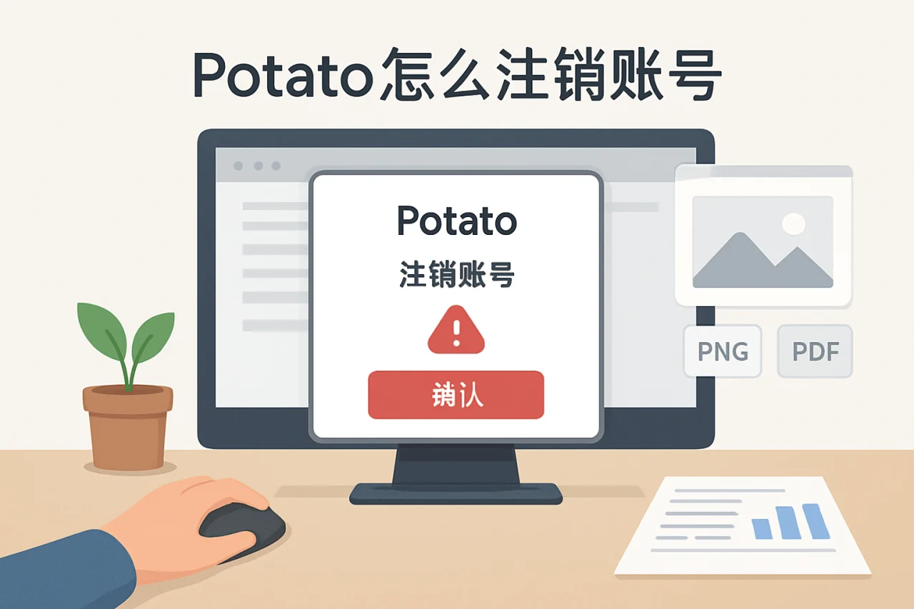 Potato怎么注销账号