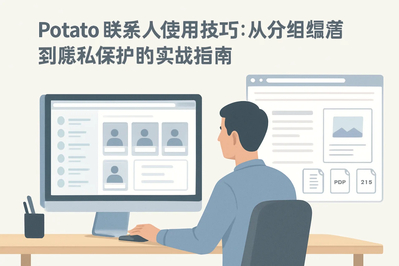 Potato联系人使用技巧：从分组逻辑到隐私保护的实战指南