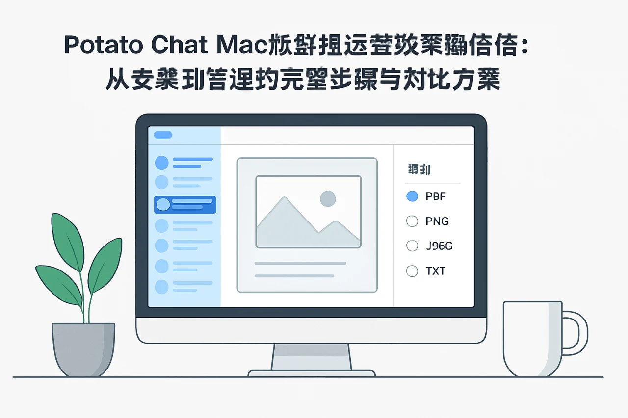 Potato Chat Mac版群组运营效率翻倍:从安装到管理的完整步骤与对比方案