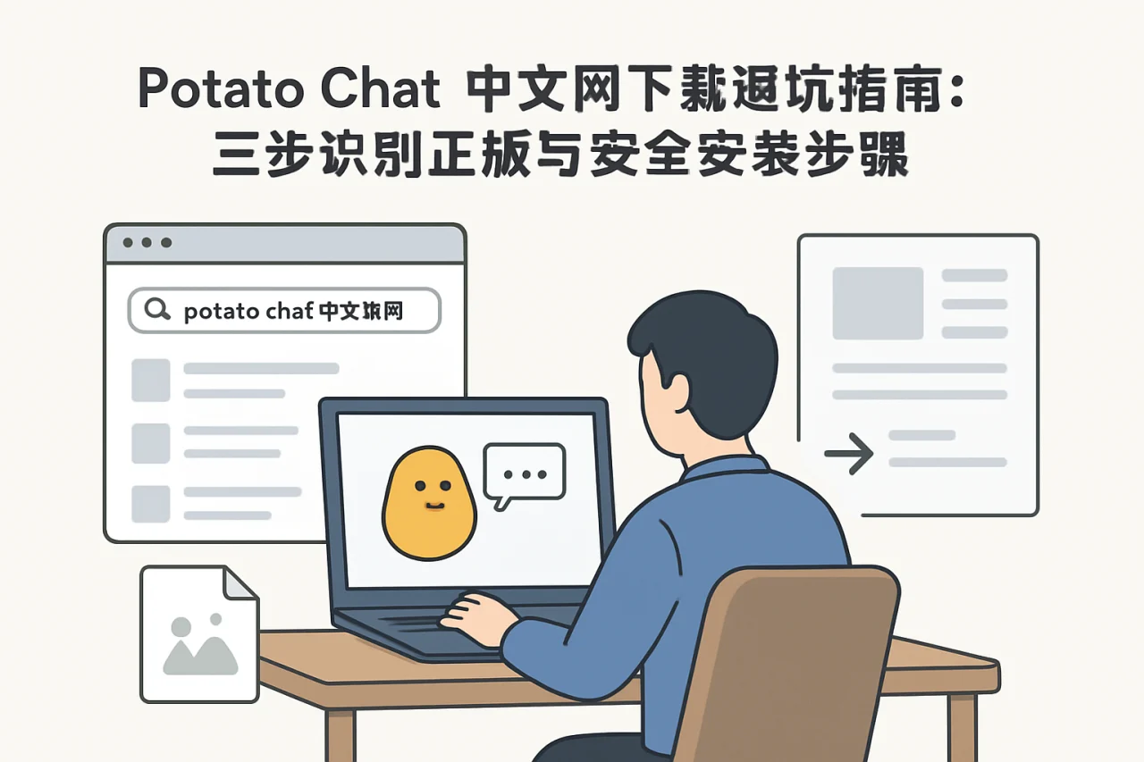 Potato Chat 中文官网下载避坑指南：三步识别正版与安全安装步骤