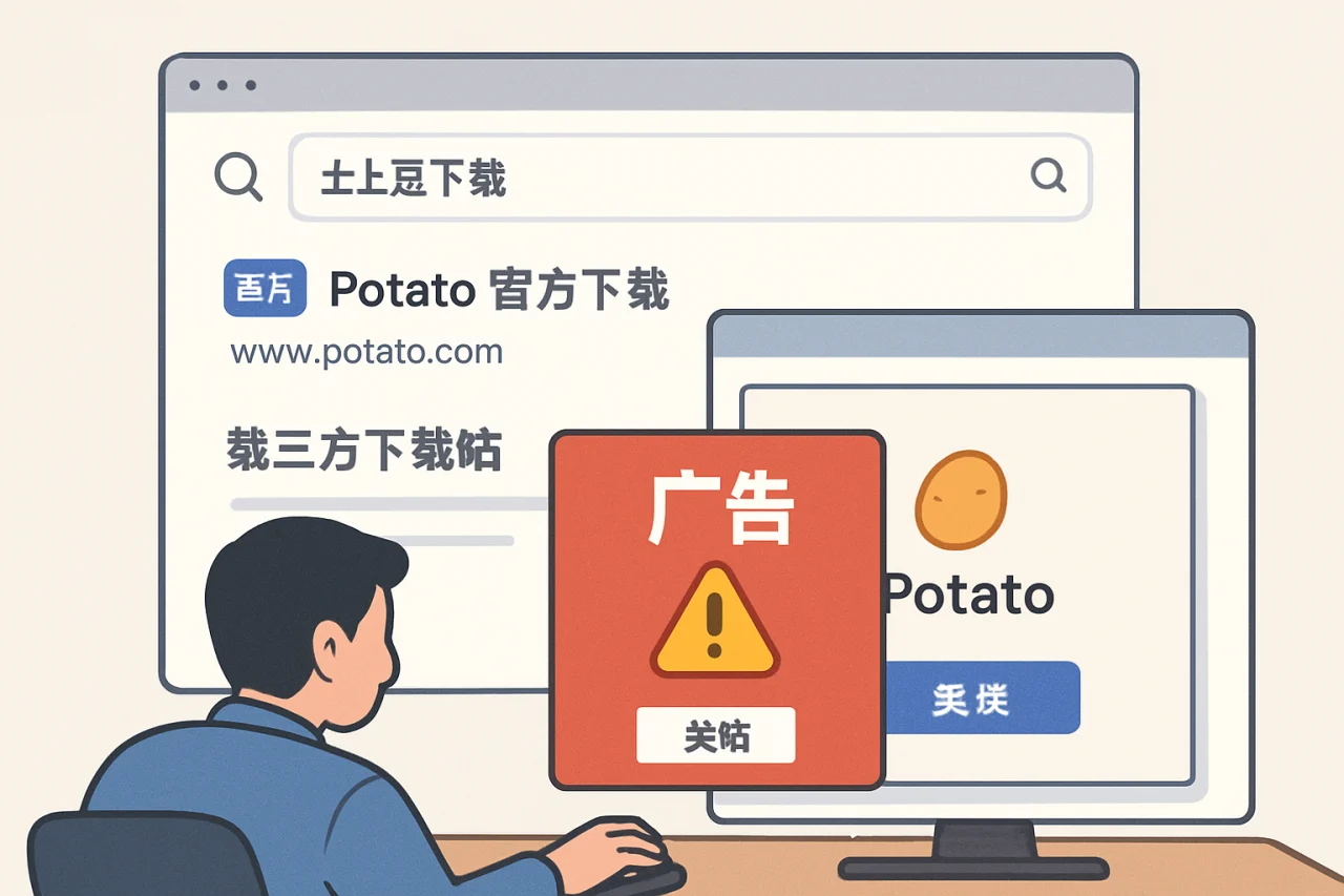 Potato官方土豆下载指南:三步验证正版渠道与安装避坑全解析