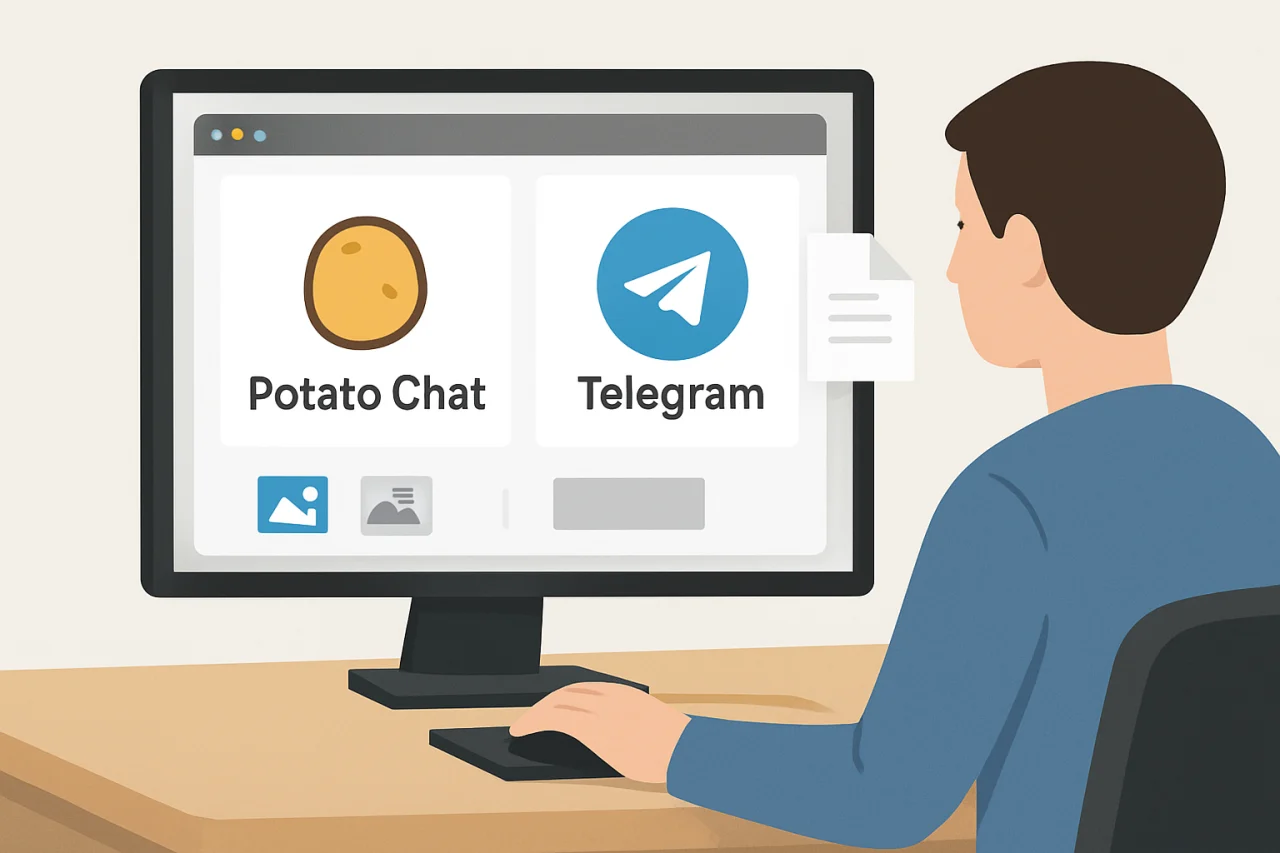 Potato Chat 与 Telegram 深度对比:从功能差异到迁移实操的完整指南