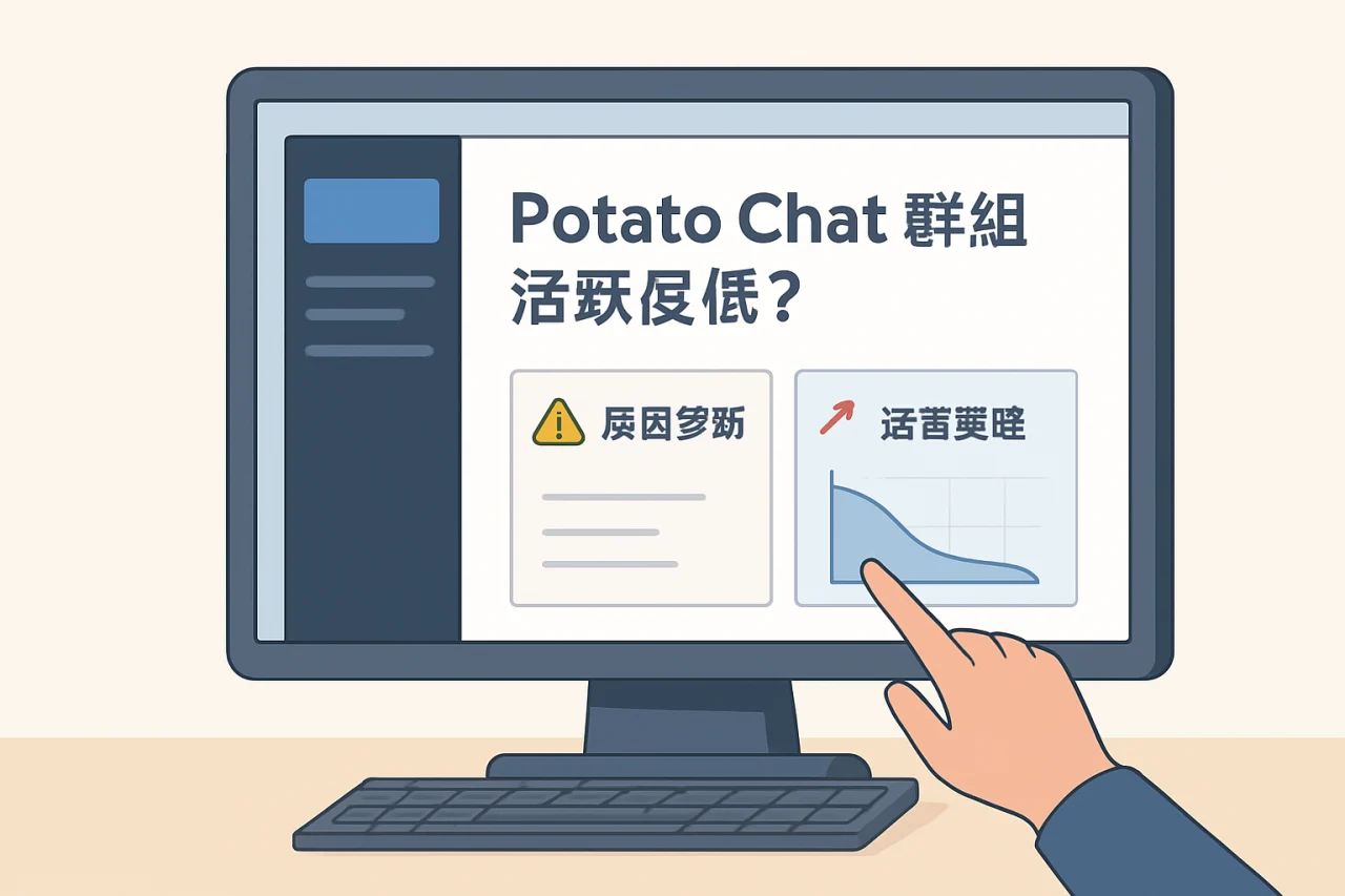 Potato Chat 群组活跃度低?从原因诊断到运营策略的完整实操指南