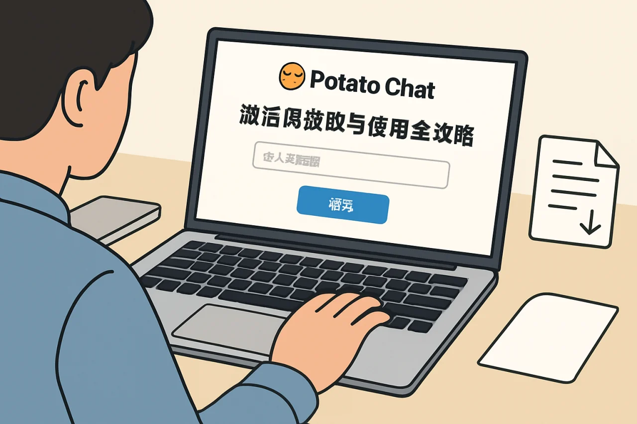 Potato Chat官网激活码获取与使用全攻略：从购买到绑定的完整步骤与避坑指南